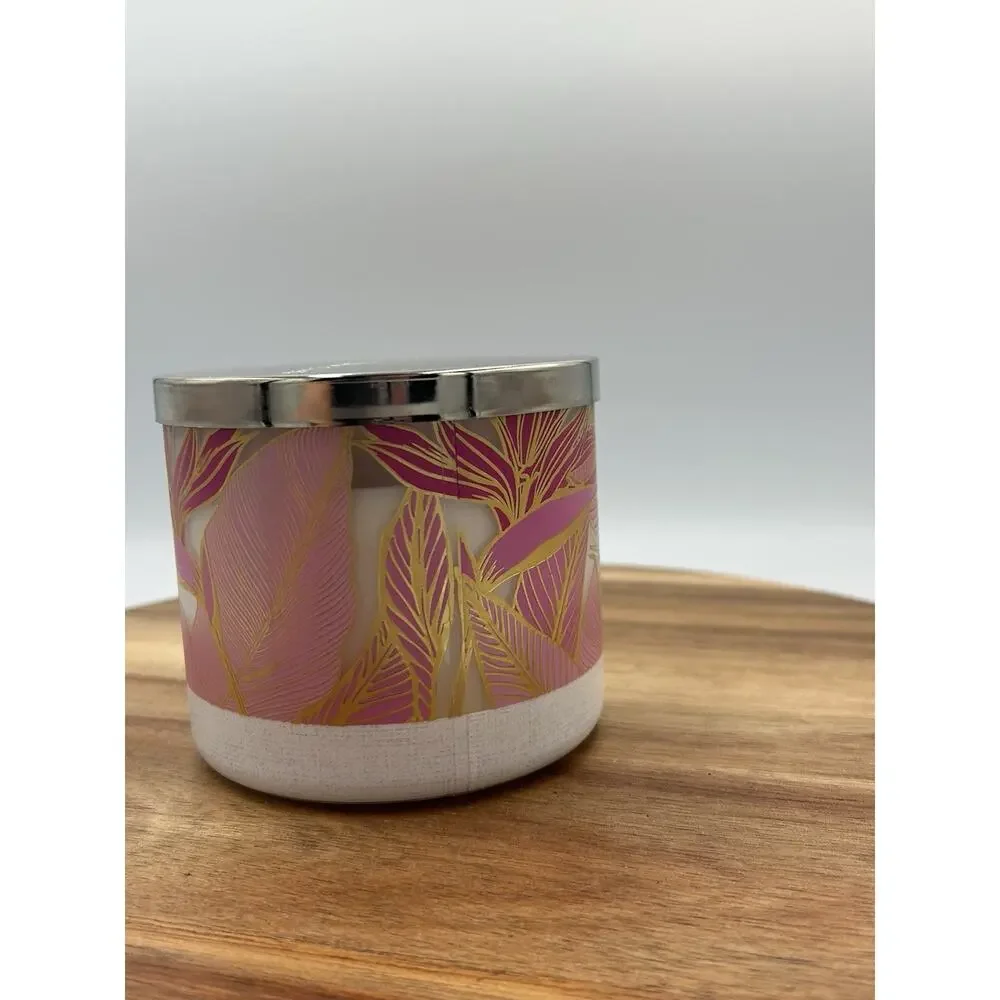 Bath & Body Works Pink Watermelon 3-Wick Candle Large 14.5 oz Scented Summer New